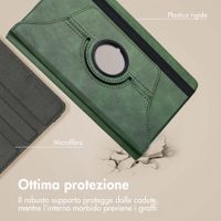 imoshion Cover Girevole a 360° Samsung Galaxy Tab A11 / A9 8.7 pollici - Verde