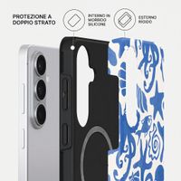 Burga Cover Posteriore Resistente con MagSafe Samsung Galaxy S26 - Nera