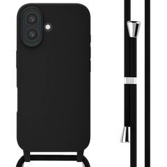 imoshion Cover in Silicone con Cordino Apple iPhone 16 - Nero