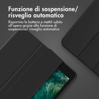 Accezz Cover a libro in silicone Smart Apple iPad Air 13 pollici (2026) M4 / (2025) M3 / (2024) M2 - Nero