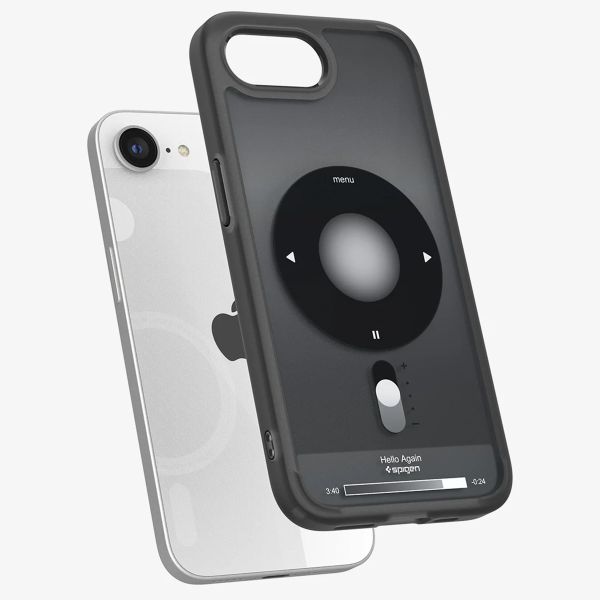 Spigen Cover Posteriore Ultra Ibrida con MagSafe Apple iPhone 17e / 16e - Nero