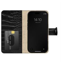 iDeal of Sweden Portafoglio Magnetico Plus Apple iPhone 16 - Black Croco
