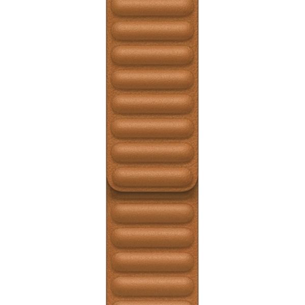 Apple Cinturino Leather Link Apple Watch | 44/45/46/49 mm - Taglia M/L - Golden Brown