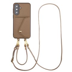 Selencia Cover per telefono Sera con cordino e portacarte a busta Samsung Galaxy A37 (5G) - Taupe