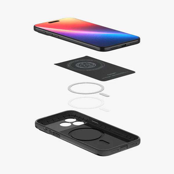 Spigen Cover posteriore Thin Fit MagSafe Apple iPhone 17 Pro - Black