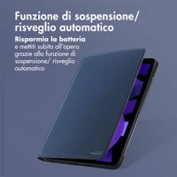 Accezz Cover Tablet Classica Apple iPad 11 (2025) 11 pollici A16 / iPad 10 (2022) 10.9 pollici - Blu scuro