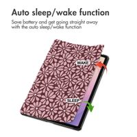 imoshion Cover Trifold Design Samsung Galaxy Tab S11 - Bloom Love Blush