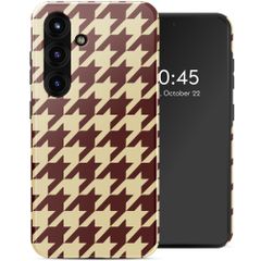 Selencia Cover posteriore Vivid con MagSafe Samsung Galaxy S25 - Pied-de-Poule