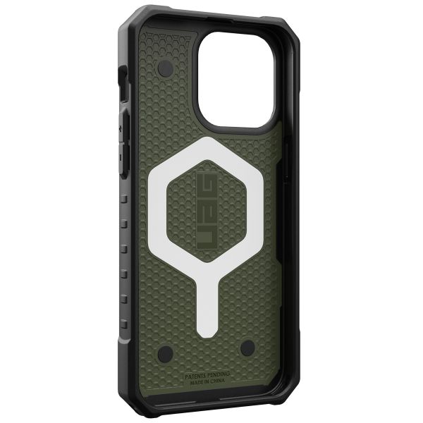 UAG Cover Posteriore Pathfinder con MagSafe Apple iPhone 15 Pro Max - Olive Drab