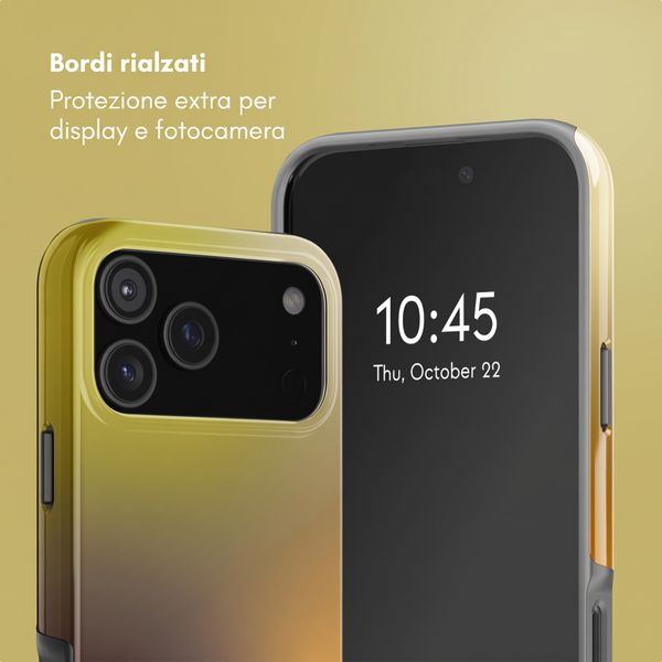 Selencia Cover posteriore Vivid con MagSafe Apple iPhone 18 Pro / 17 Pro - Gradient Olive Dust