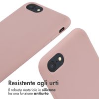 imoshion Cover in Silicone con Cordino Apple iPhone SE (2022 / 2020) / 8 / 7 - Sand Pink