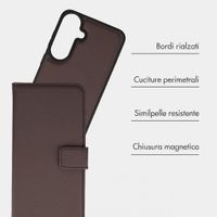 imoshion Cover a libro di lusso 2-in-1 rimovibile Samsung Galaxy S26 FE - Marrone