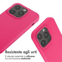 imoshion Cover in Silicone con Cordino Apple iPhone 14 Pro - Fluor Roze