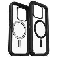 OtterBox Cover Posteriore Defender Pro con MagSafe Apple iPhone 15 Pro - Trasparente
