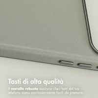 Accezz Cover in Pelle con MagSafe Apple iPhone 18 Pro / 17 Pro - Light Grey