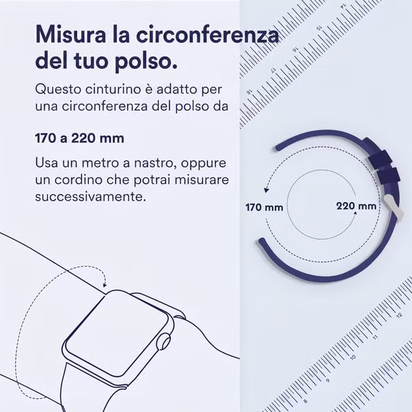 imoshion Pr3825 Samsung Galaxy Watch 4 / 5 / 6 / 7 / FE (20 mm) - Blu scuro