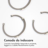 imoshion Cinturino milanese magnetico Apple Watch | 44/45/46/49 mm - Taglia M - Retro Gold