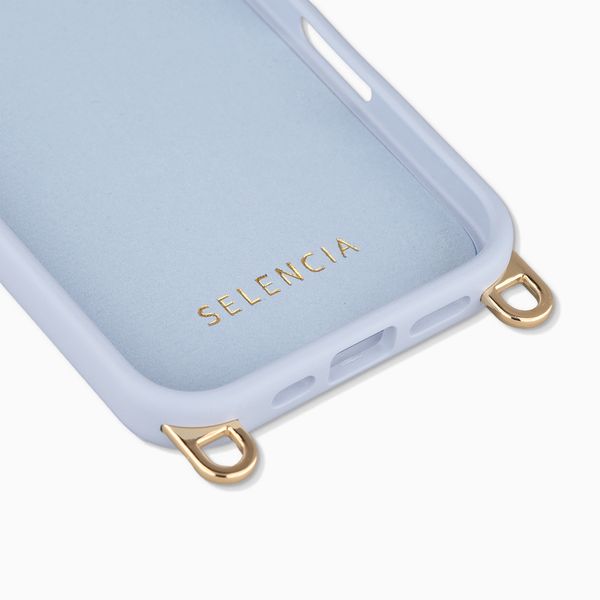 Selencia Cover posteriore Rivièra con MagSafe con ganci rimovibili Apple iPhone 17 - Powder Blue