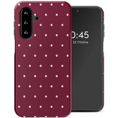 Selencia Cover Posteriore Vivid Samsung Galaxy A17 (5G) / (4G) - Happy Dots Burgundy
