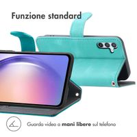 imoshion Cover a libro con Cordino Samsung Galaxy A56 - Turchese