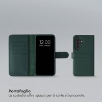 Selencia Libreria rimovibile Olyn con MagSafe Samsung Galaxy A57 (5G) - Verde