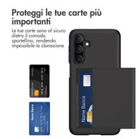 imoshion Cover Posteriore con Porta Carte Samsung Galaxy A27 (5G) - Nero