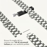 Selencia Cinturino sottile in acciaio a maglie Apple Watch | 38/40/41/42 mm - Argento