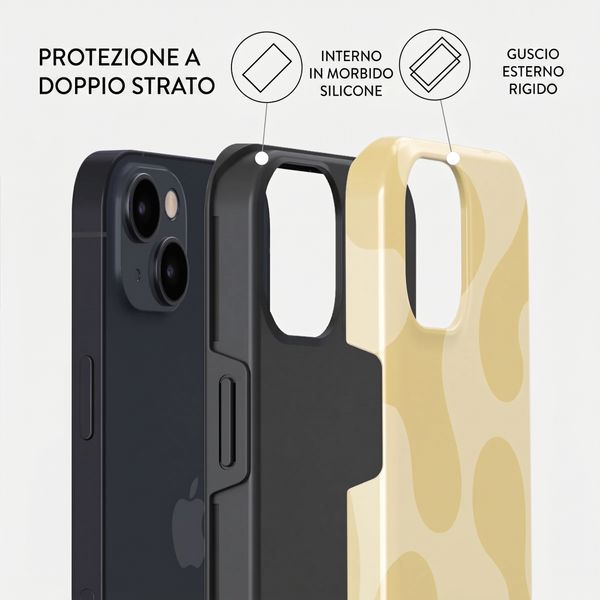 Burga Cover Posteriore Resistente con MagSafe Apple iPhone 15 - Glow
