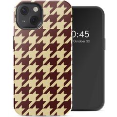 Selencia Cover posteriore Vivid con MagSafe Apple iPhone 13 - Pied-de-Poule