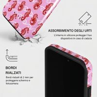 Burga Cover Posteriore Resistente con MagSafe Apple iPhone 15 Pro - Coral Reef