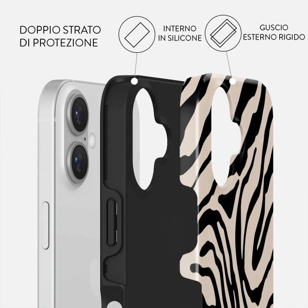 Burga Cover Posteriore Resistente Apple iPhone 16 - Imperial