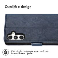 imoshion Cover a libro di Lusso Samsung Galaxy A25 (5G) - Blu scuro