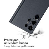 Accezz Cover in Pelle con MagSafe Samsung Galaxy S24 Ultra - Onyx Black