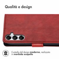 imoshion Cover a libro di Lusso Samsung Galaxy A16 - Rosso