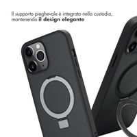 Accezz Cover con anello e supporto con MagSafe Apple iPhone 13 Pro Max - Nero