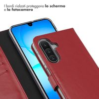 Selencia Cover a libro in vera pelle Samsung Galaxy A17 (5G) / (4G) - Rosso
