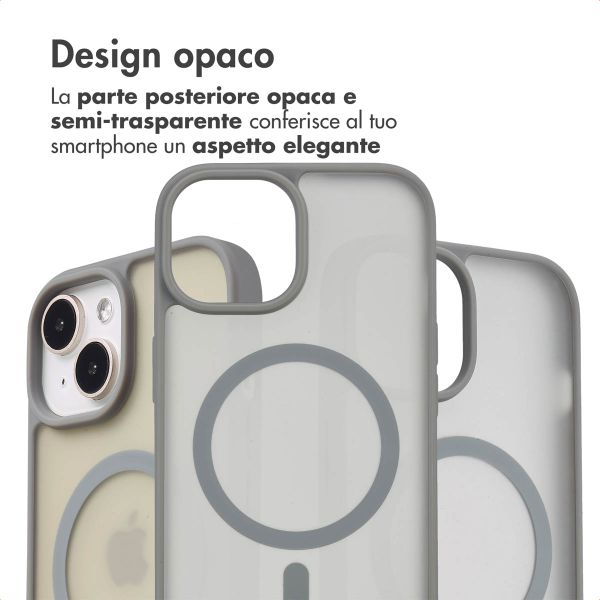 imoshion Cover posteriore Color Guard con MagSafe Apple iPhone 15 - Grigio