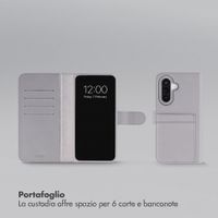 Accezz Cover a libro Edge rimovibile con MagSafe Samsung Galaxy A27 (5G) - Grigio