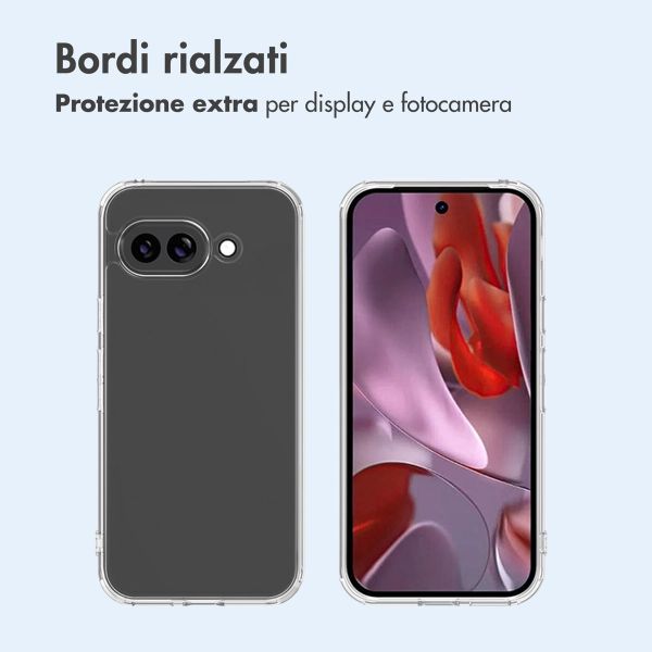 imoshion Cover posteriore protettiva Google Pixel 9A - Trasparente