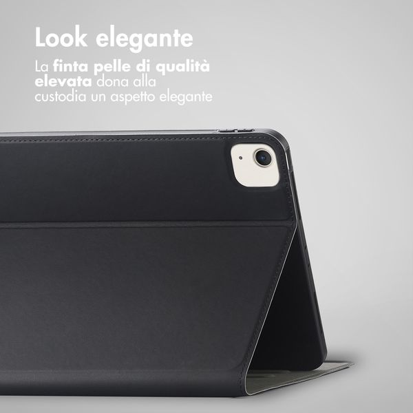 Accezz Cover Tablet Classica Apple iPad Air 13 pollici (2026) M4 / (2025) M3 / (2024) M2 - Nero