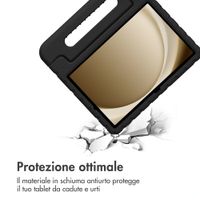 imoshion Cover Posteriore Kidsproof con Maniglia Samsung Galaxy Tab A11 Plus / A9 Plus - Nero