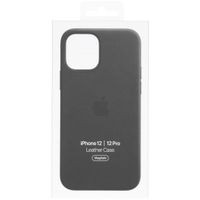 Apple Cover in Pelle MagSafe  iPhone 12 (Pro)  - Nero
