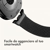 imoshion Cinturino milanese magnetico Samsung Galaxy Watch Ultra 2 (2026) / Ultra (2024/2025) - Nero