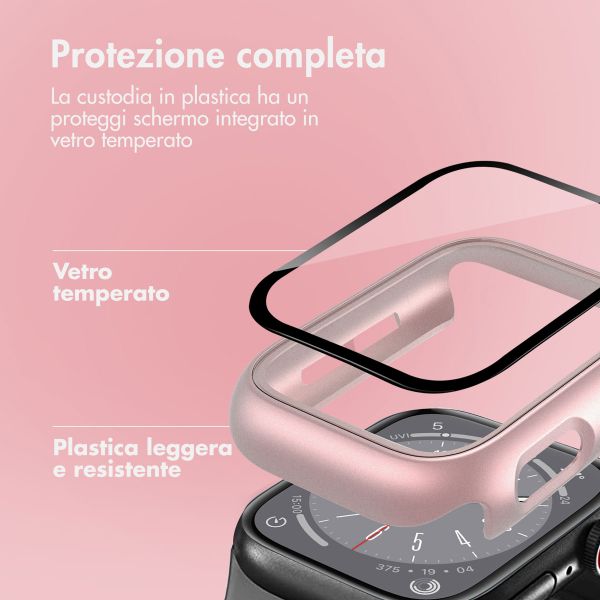 imoshion Cover rigida integrale Apple Watch 7 / 8 / 9 - 45 mm - Oro rosa