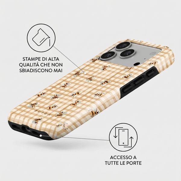 Burga Cover Posteriore Resistente con MagSafe Apple iPhone 17 Pro Max - Honeycomb