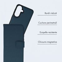 imoshion Cover a libro di lusso 2-in-1 rimovibile Samsung Galaxy A57 (5G) - Blu