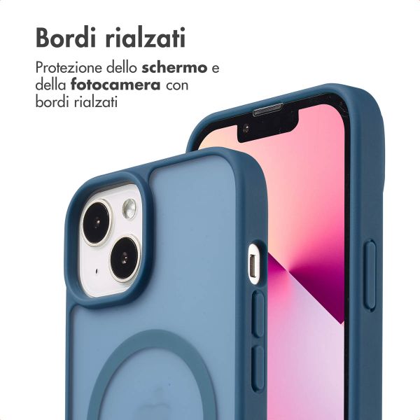 imoshion Cover posteriore Color Guard con MagSafe Apple iPhone 14 / 13 - Blu scuro