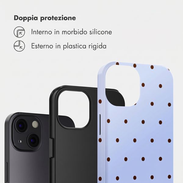 Selencia Cover Posteriore Vivid Apple iPhone 13 - Happy Dots Digital Sky