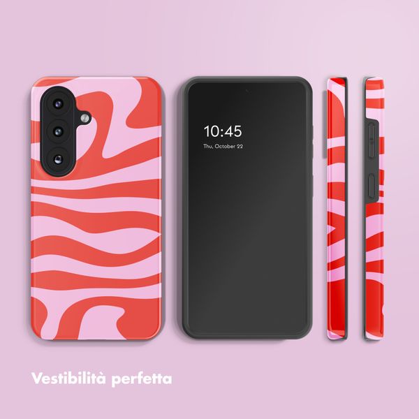Selencia Cover posteriore Vivid con MagSafe Samsung Galaxy S26 - Dream Swirl Pink