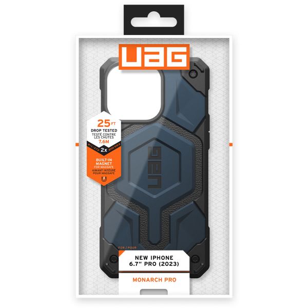 UAG Cover Posteriore Monarch Pro Apple iPhone 15 Pro Max - Mallard